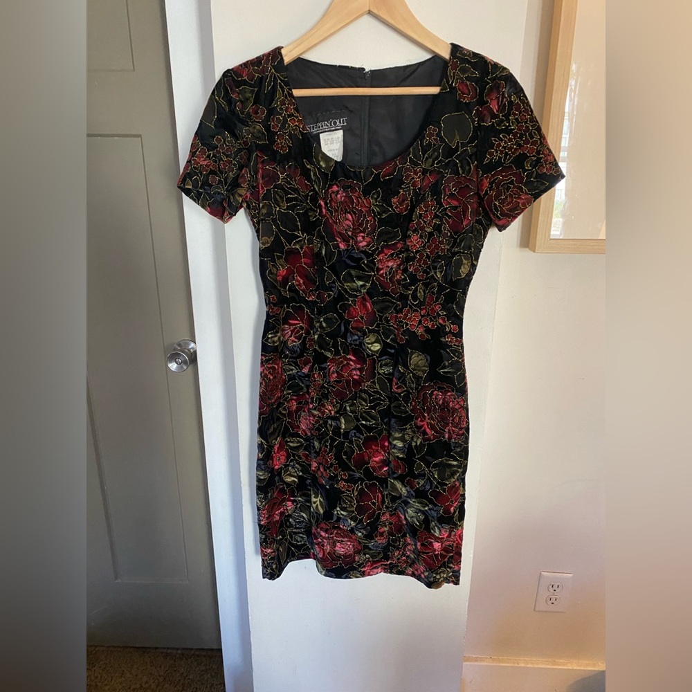 Womens Vintage Mini Dress